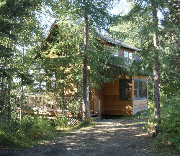 Birchcrest cabin outside